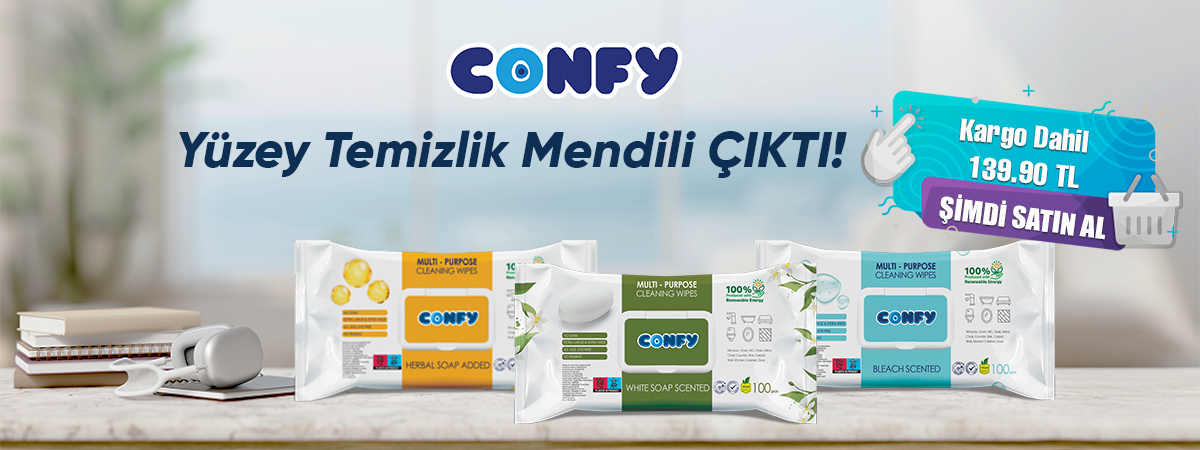 confy temizlik mendili 