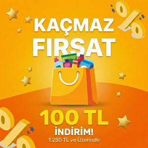 Kaçmaz Fırsat: 1.250 TL ve Üzerinde 100 TL İndirim!
