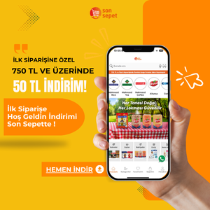  İlk Siparişine Öze l 750 TL ve Üzerinde 50 TL İndirim!