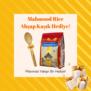Mahmood Rice Ahşap Kaşık Hediye!