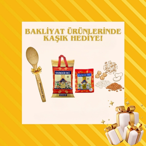  Yılbaşı Kampanyası: Tüm Bakliyatlarda Kaşık Hediye! 