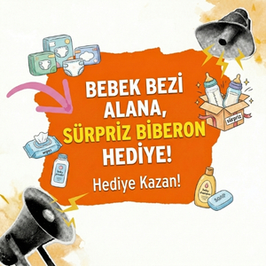 Bebek Bezi Alana Biberon HEDİYE!