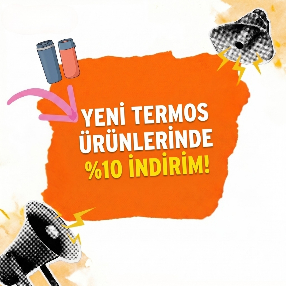 ⚡Yeni Termos Ürünlerinde %10 İndirim!