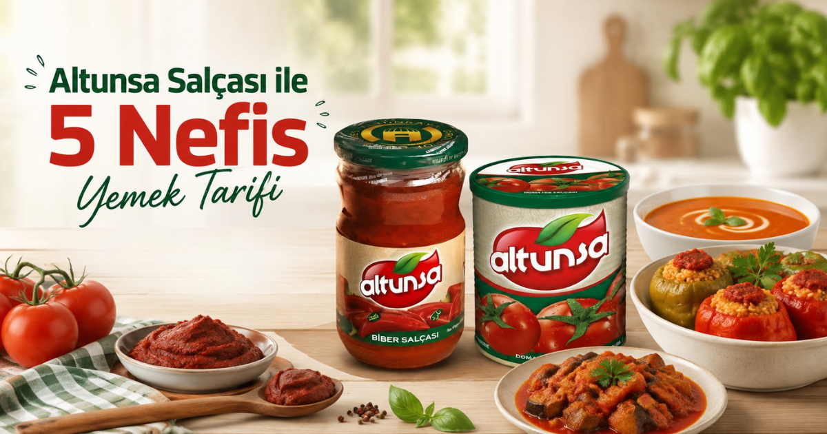 Altunsa Salçası ile Yapılabilecek 5 Nefis Yemek Tarif