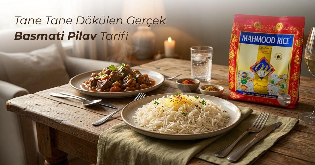 Tane Tane Dökülen Gerçek Basmati Pilav Tarifi