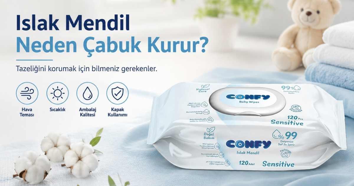 Islak Mendil Neden Çabuk Kurur? Formülün ve Ambalajın Bilimi