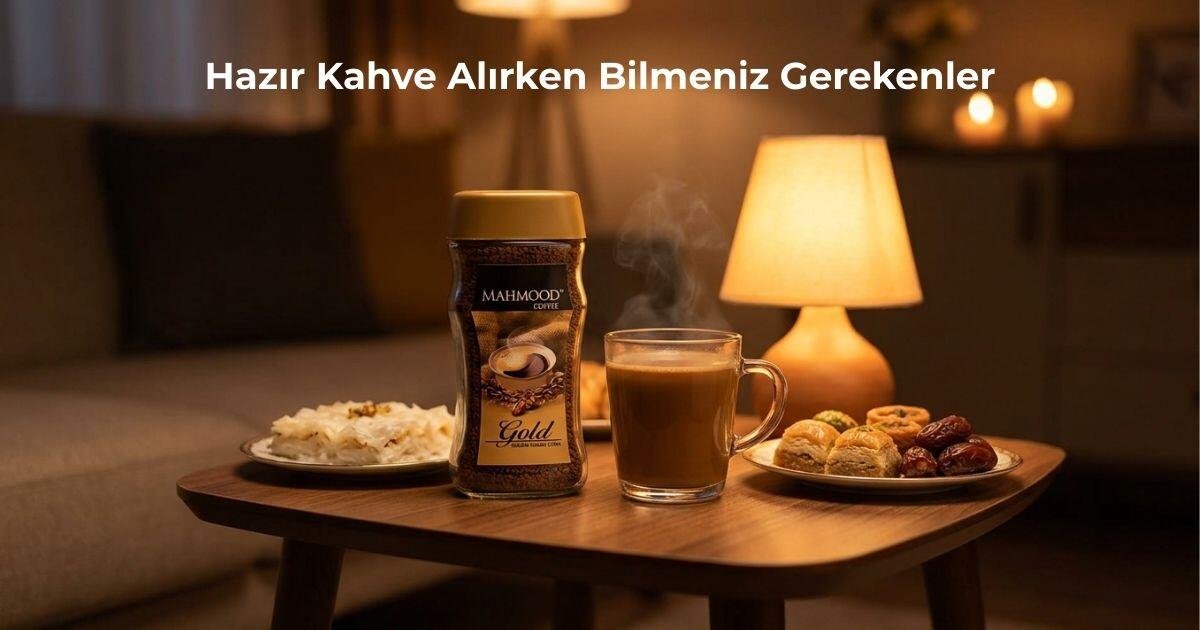 Hazır Kahve Alırken Bilmeniz Gerekenler