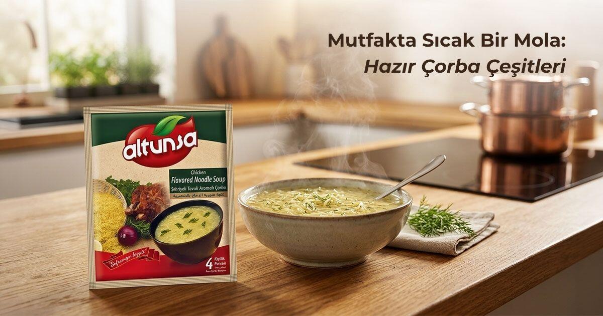 Mutfakta Sıcak Bir Mola: Hazır Çorba Çeşitleri