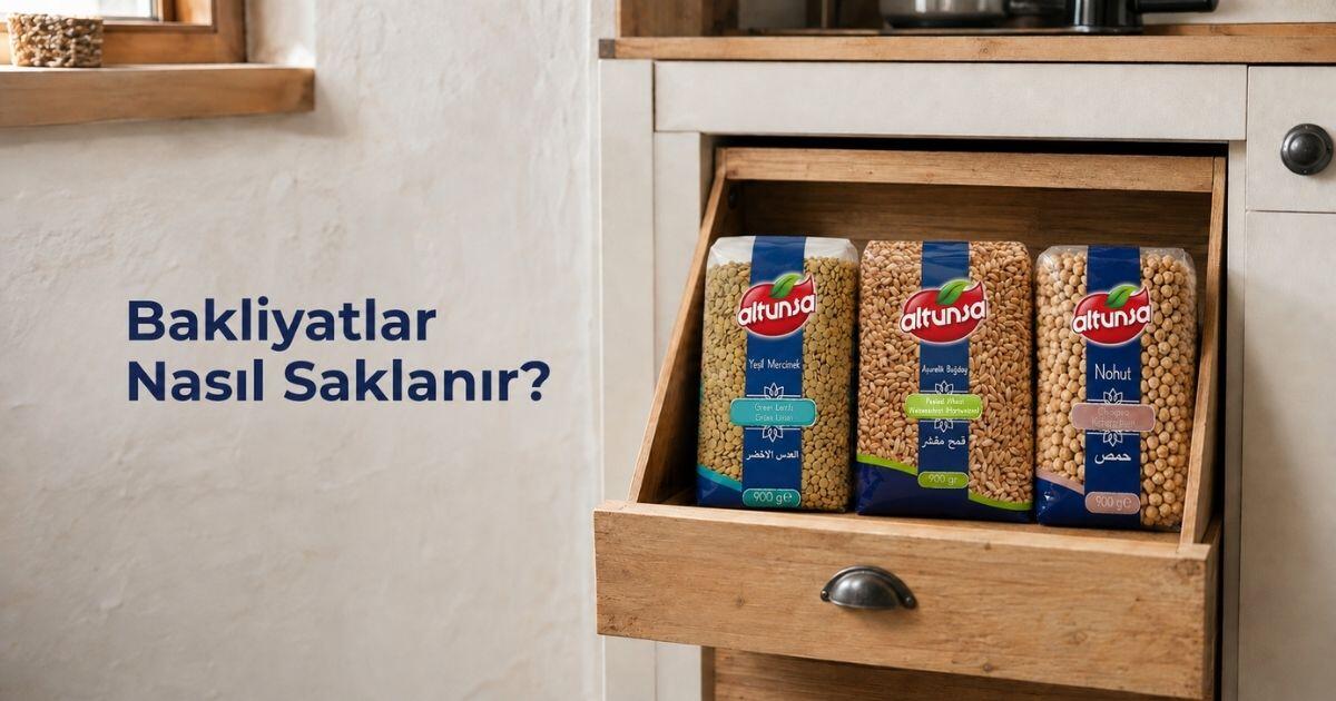 Bakliyatlar Nasıl Saklanır? Böceklenmeden Uzun Süre Taze Kalmasının 7 Püf Noktas
