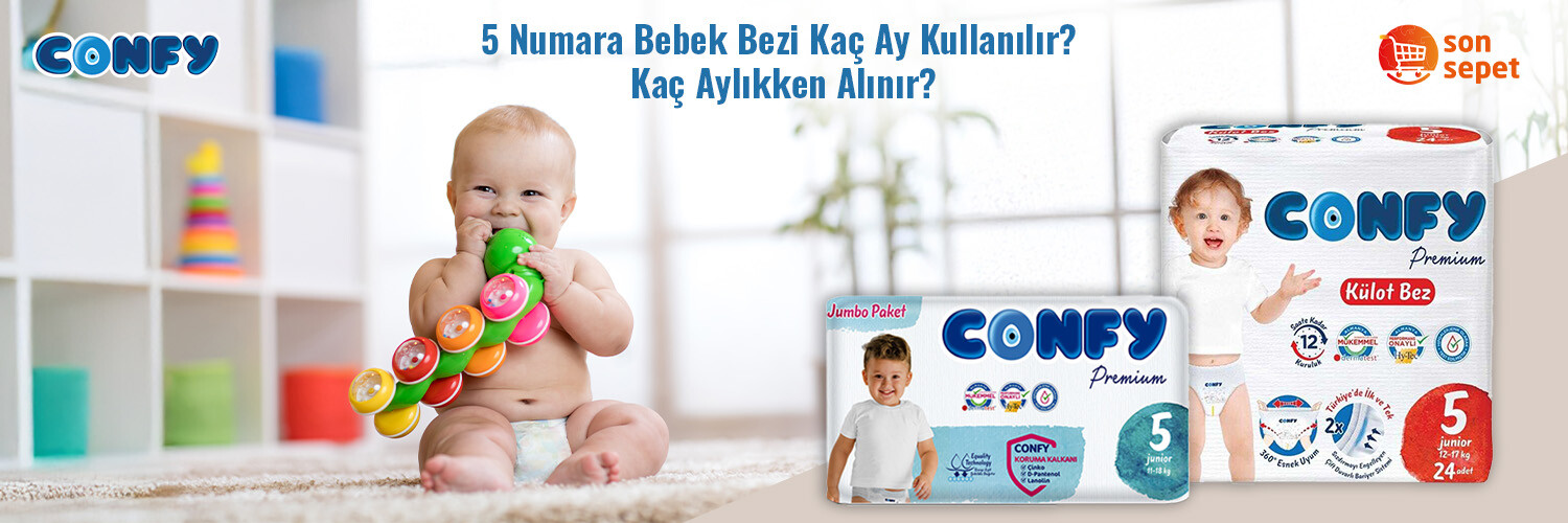 5 Numara Bebek Bezi Kaç Ay Kullanılır? Kaç Aylıkken Alınır?