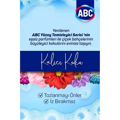 ABC Büyülü Bahçe Kalıcı Kokulu Yüzey Temizleyicisi 2500 ML - 3