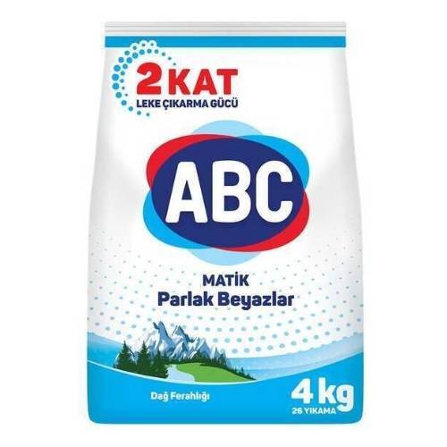 ABC Matik Dağ Ferahlığı Çamaşır Deterjanı 4 KG - 1