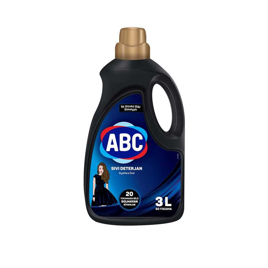 Abc Sıvı Çamaşır Deterjanı Bakım Siyahlar 3 L - 1