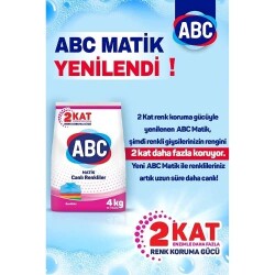 ABC Toz Deterjan Canlı Renkliler 4 KG - 4