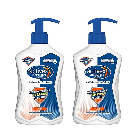 Activex Sıvı Sabun Aktif 2 x 500 Ml - Activex