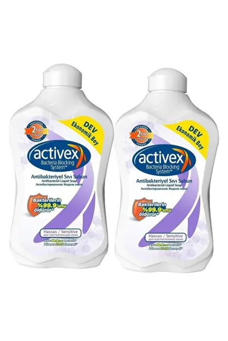 Activex Sıvı Sabun Hassas 500 ml x 2 Adet - 1