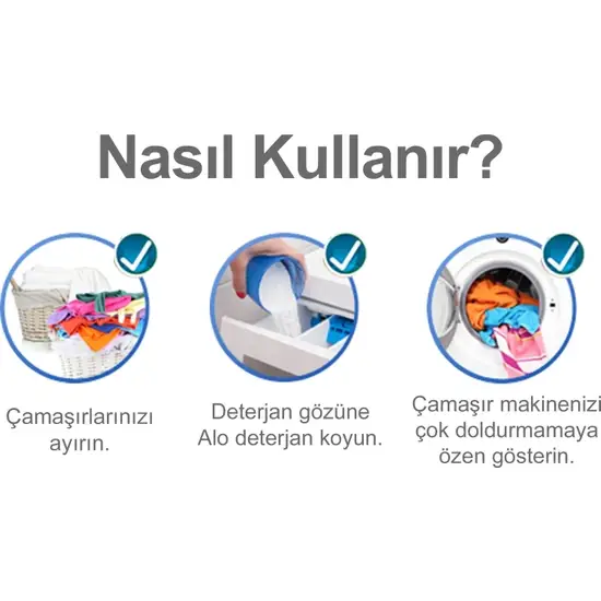 ALO Çamaşır Tozu Beyazlar ve Renkliler İçin 6 KG - 3