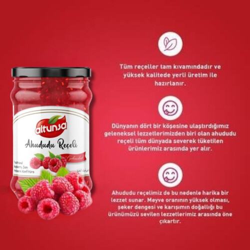 Altunsa Ahududu Reçeli 380 Gram - 4