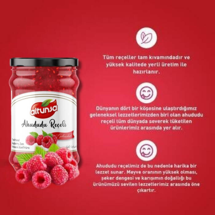 Altunsa Ahududu Reçeli 380 Gram - 4