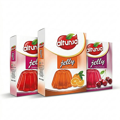Altunsa Aromalı Jel 3’lü Set 85 Gr (Portakal - Çilek - Kiraz) - Altunsa