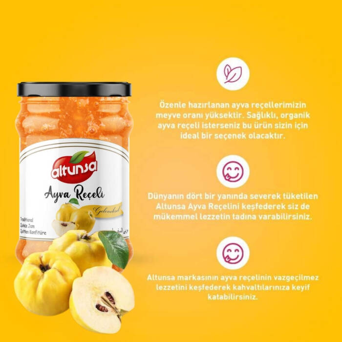 Altunsa Ayva Reçeli 380 Gr - 4