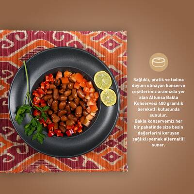Altunsa Bakla Konservesi 400 Gr - 3
