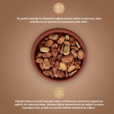 Altunsa Bakla Konservesi 400 Gr - 4