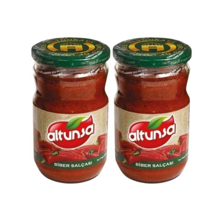 Altunsa Tatlı Biber Salçası 650 G x 2 Adet - 1