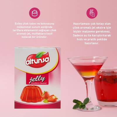 Altunsa Çilek Aromalı Jöle 85 G - 3