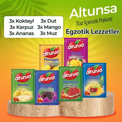 Altunsa Egzotik Lezzetler Toz İçecek (18 Paket) - 1