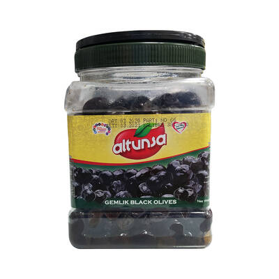 Altunsa Siyah Zeytin Gemlik 900 Gr - 1