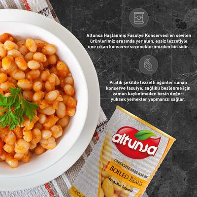 Altunsa Haşlanmış Fasulye Konservesi 400 Gr - 3