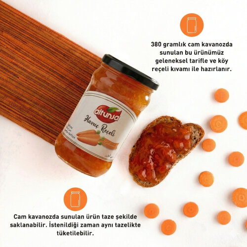 Altunsa Havuç Reçeli 380 Gr - 3