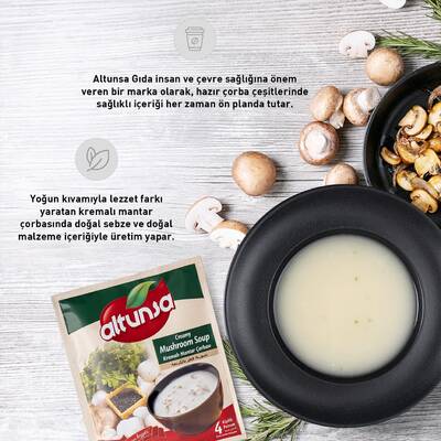 Altunsa Hazır Çorba Kremalı Mantarlı 60 G - 5