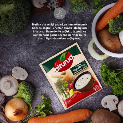 Altunsa Hazır Çorba Kremalı Sebze 60 G - 5