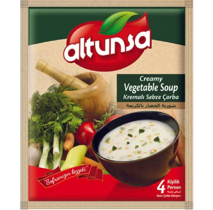 Altunsa Hazır Çorba Kremalı Sebze 60 G - 1