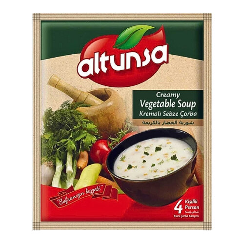 Altunsa Hazır Çorba Kremalı Sebze 60 G - Altunsa