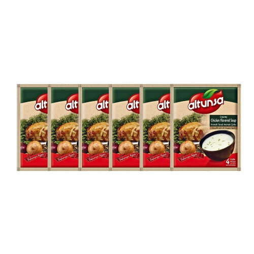Altunsa Hazır Çorba Kremalı Tavuk 6 lı 60 G - Altunsa