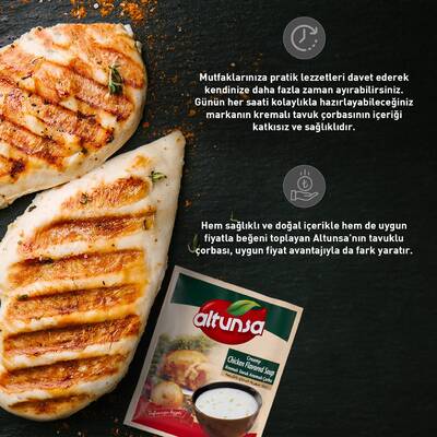 Altunsa Hazır Çorba Kremalı Tavuk 60 G - 6