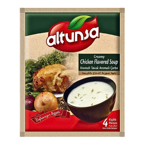 Altunsa Hazır Çorba Kremalı Tavuk 60 G - Altunsa