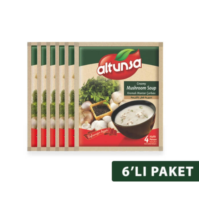 Altunsa Hazır Kremalı Mantar Çorbası 6 lı 60 G - 1