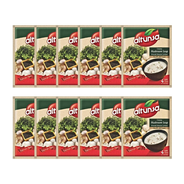 Altunsa Hazır Kremalı Mantar Çorbası 60 G 12 Lİ Paket - 1