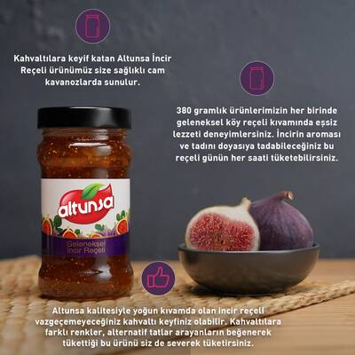 Altunsa İncir Reçeli 380 Gr - 3