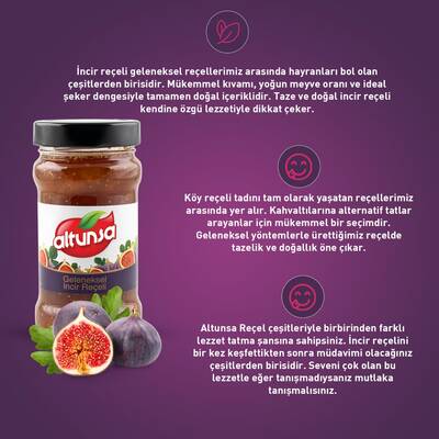 Altunsa İncir Reçeli 380 Gr - 4