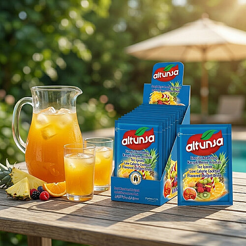 Altunsa Karışık Meyve Aromalı Soğuk Toz İçecek 9 gr X 24 Adet - 2