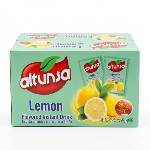 Altunsa Limon Aromalı Soğuk Toz İçecek 9 G x 24 Adet 1 KOLİ - Altunsa
