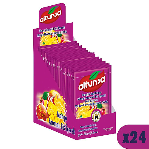 Altunsa Mango Aromalı Soğuk Toz İçecek 9 G x 24 Adet 1 KOLİ - 2