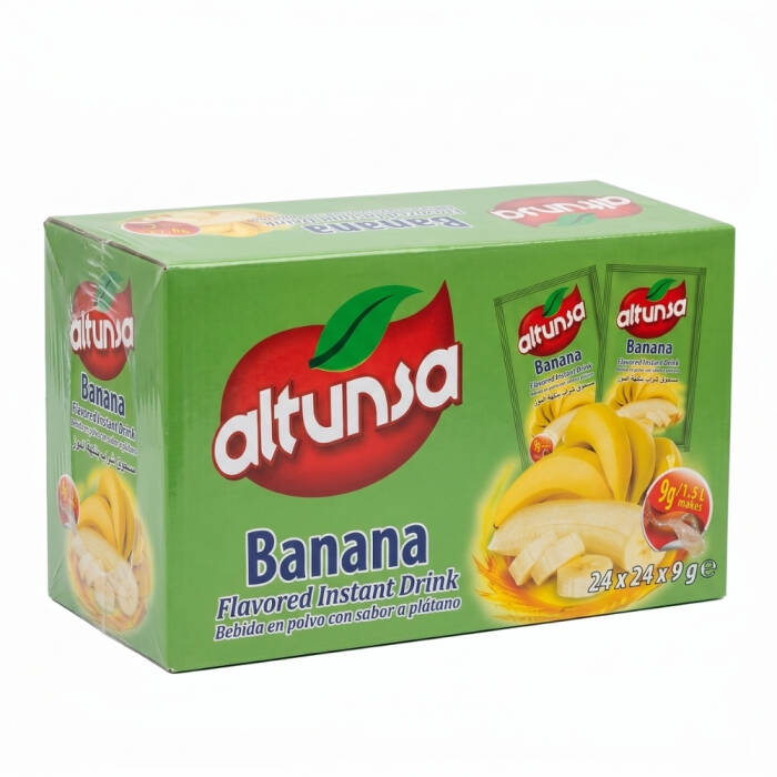Altunsa Muz Aromalı Soğuk Toz İçecek 9 G x 24 Adet 1 KOLİ - 1