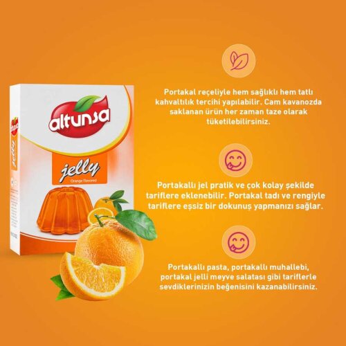 Altunsa Pasta Malzemeleri 5 li Avantaj Paketi (Kabartma Tozu, Şekerli Vanilin, Kakao, Jöle, Krem Şanti) - 4