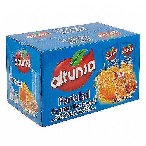 Altunsa Portakal Aromalı Soğuk Toz İçecek 9 G x 24 Adet 1 KOLİ - Altunsa